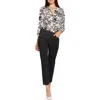 Nydj Stella Womens Relaxed Denim Tapered Leg Jeans In Nocolor