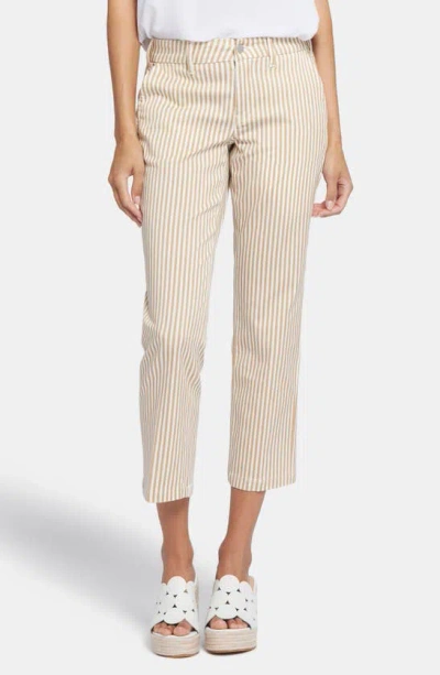 Nydj Straight Leg Ankle Pants In Sunbird Stripe