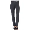 Nydj Stretch Knit Trousers In Charcoal Heathered