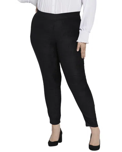 NYDJ NYDJ PLUS SUEDE BLACK LEGGING JEAN
