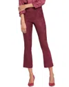 Nydj Pull-on Ankle Slim Bootcut Faux Suede Pants In Multi