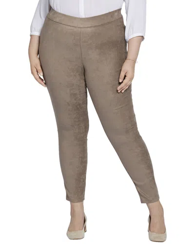 NYDJ NYDJ PLUS SUEDE SADDLEWOOD LEGGING JEAN