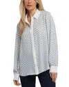 Nydj Taylor Print Shirt In White