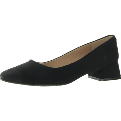 Nydj Teddie Womens Denim Man Made Pumps In Black