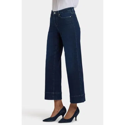 Nydj Teresa Ankle Wide Leg Jeans In Blue