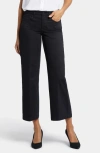 Nydj Teresa Ankle Wide Leg Jeans In Black