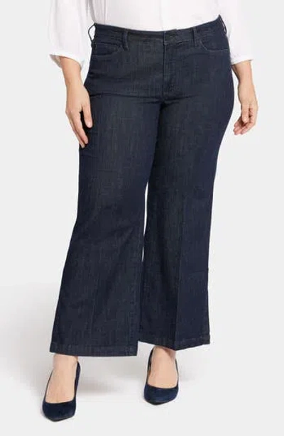 Nydj Teresa Ankle Wide Leg Jeans In Lightweight Rinse