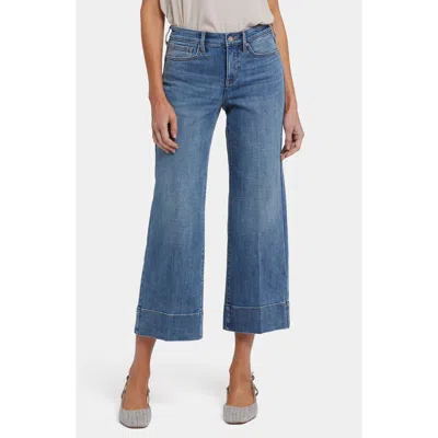 Nydj Teresa Ankle Wide Leg Jeans In Blue