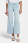 Nydj Mona High Waist Crop Wide Leg Jeans In Oceanfront