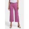 Nydj Teresa Ankle Wide Leg Jeans In Red Violet