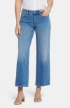 Nydj Teresa Wide Leg Ankle Jeans In Rivierasky In Blue