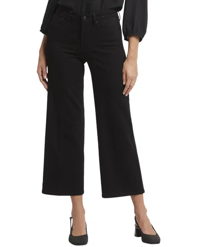Nydj Teresa Black Rinse Wide Leg Jean