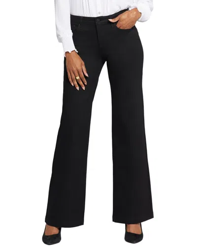 Nydj Teresa Black Rinse Wide Leg Jean