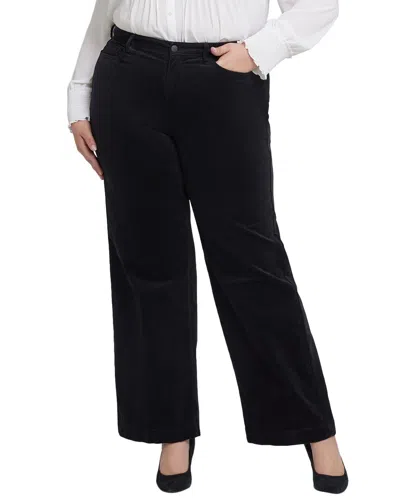 NYDJ NYDJ PLUS TERESA BLACK WIDE LEG JEAN
