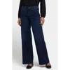 Nydj Teresa Contoured Seam Wide Leg Jeans In Blue