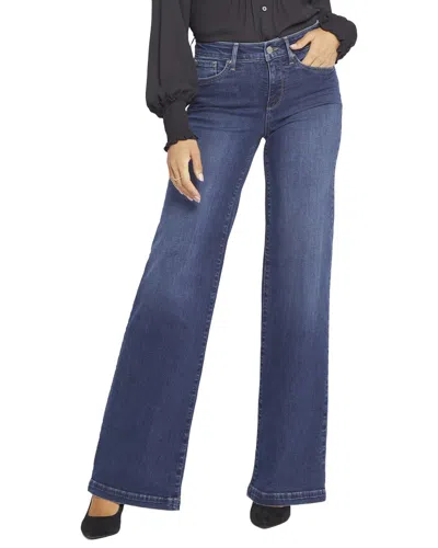Nydj Teresa Crockett Wide Leg Jean In Blue