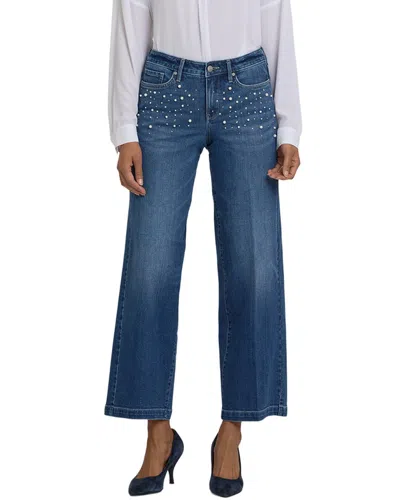 Nydj Teresa Dame Wide Leg Jean In Blue