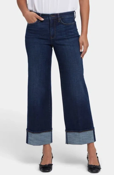 NYDJ NYDJ TERESA DEEP CUFF WIDE LEG JEANS