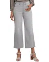 Nydj Teresa Waist Match Ankle Wide Leg Jeans In Gray