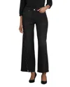 Nydj Teresa High Rise Rhinestone Wide Leg Jeans In French Nightfall In Black