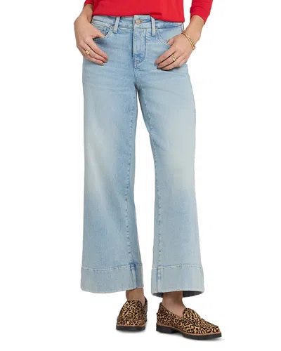 Nydj Teresa High Rise Wide Leg Ankle Jeans In Keys View In Blue