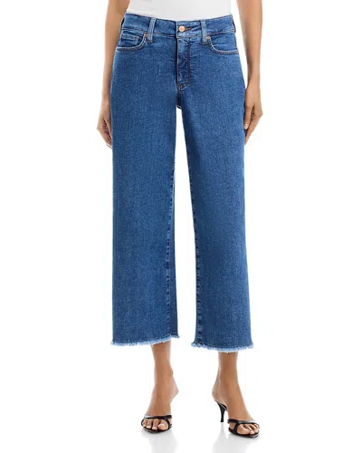 Nydj Teresa High Rise Wide Leg Ankle Jeans In Salton In Blue