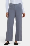 Nydj Teresa Mid Rise Wide Leg Ankle Jeans In Tavern In Blue