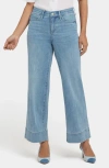 Nydj Teresa High Waist Wide Leg Ankle Jeans In Multi