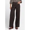 Nydj Teresa High Waist Wide Leg Coated Jeans In Multi