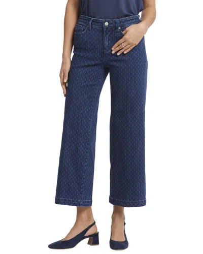 Nydj Teresa Indigo Maison Geo Ankle Crop Jean In Multi