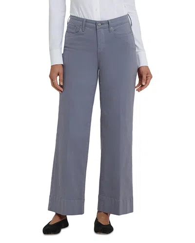 NYDJ TERESA MID RISE WIDE LEG ANKLE JEANS IN TAVERN