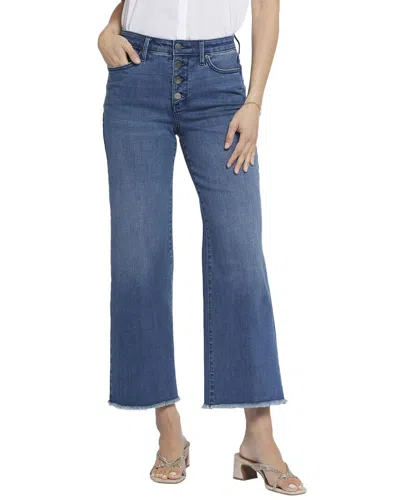 Nydj Teresa Mission Blue Ankle Crop Jean