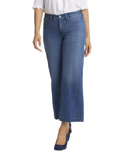 Nydj Teresa Mission Blue Wide Leg Jean