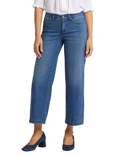 Nydj Teresa Ankle Wide Leg Jeans In Blue