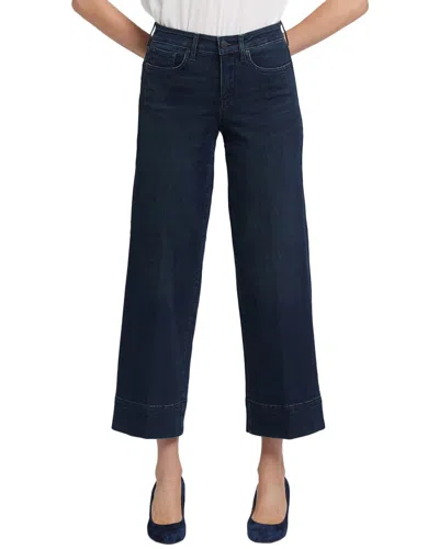 Nydj Teresa High Waist Wide Leg Ankle Jeans In Blue