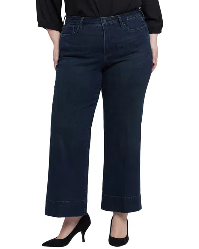 NYDJ NYDJ TERESA OBSIDIAN BLUE WIDE LEG JEAN