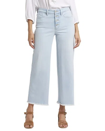Nydj Teresa Oceanfront Wide Leg Jean In Blue