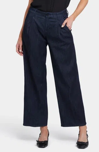 NYDJ NYDJ TERESA PLEATED WIDE LEG JEANS