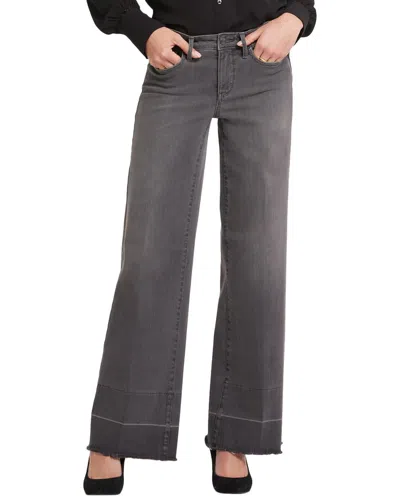 Nydj Teresa Snow Shadow Wide Leg Jean In White