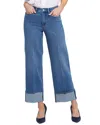 Nydj Teresa Stillwater Lake Wide Leg Jean In Blue
