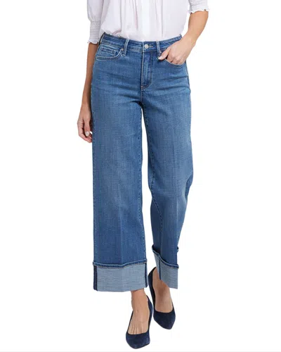 Nydj Teresa Stillwater Lake Wide Leg Jean In Blue