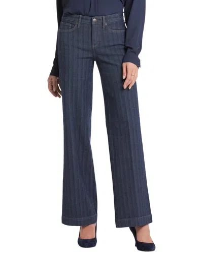 NYDJ NYDJ TERESA TWILIGHT STRIPE WIDE LEG JEAN