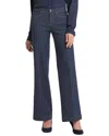 Nydj Teresa Striped Wide Leg Jeans In Twilight