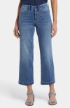 Nydj Teresa Waist Match Ankle Wide Leg Jeans In Barcelona Breeze