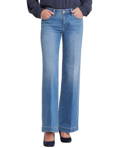 Nydj Teresa Water Canyon Wide Leg Jean In Brown