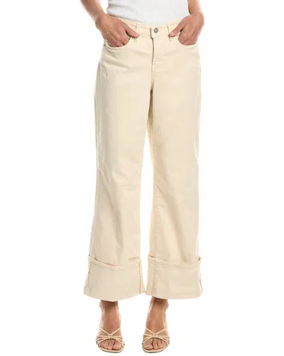 Nydj Teresa White Creek Wide Leg Jean In Neutral
