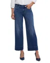 Nydj Patchie Fanciful Wide Leg Jean In Moonlight