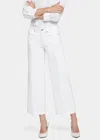 Nydj Teresa Wide Leg Ankle Jeans In Optic White In White
