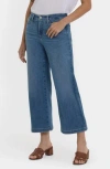 Nydj Teresa Wide Leg Crop Jeans In Blue