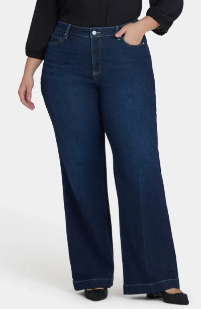 Nydj Teresa Wide Leg Jeans In Blue